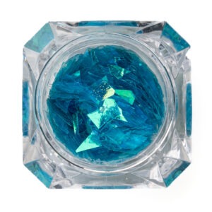 Glitter blue flakes