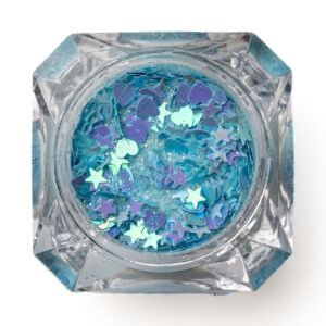 Glitter light blue sequin