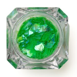 Glitter green sequin