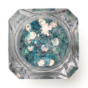 Glitter light aqua sequin