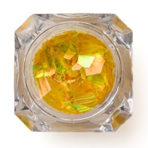 Glitter yellow flakes