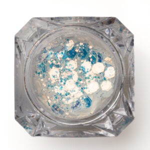 Glitter white sequin