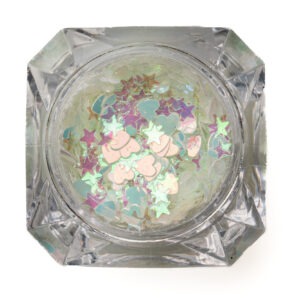 Glitter light green sequin