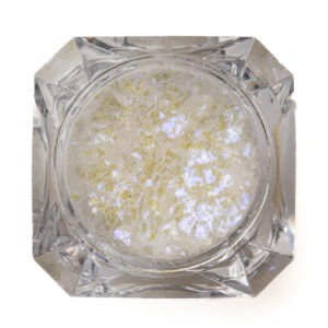 Glitter white flakes