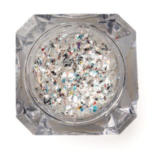 Glitter white flakes