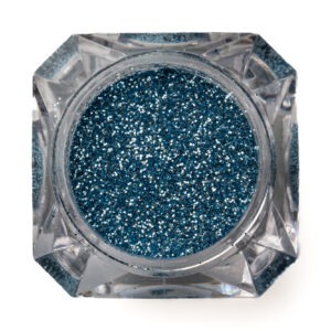 Glitter thin bleu
