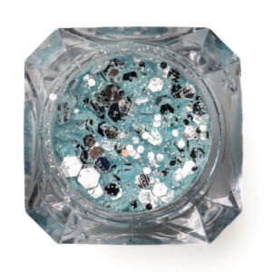 Glitter light blue sequin