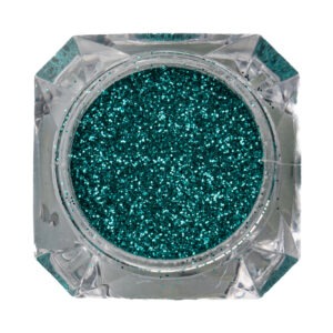 Glitter thin aqua green