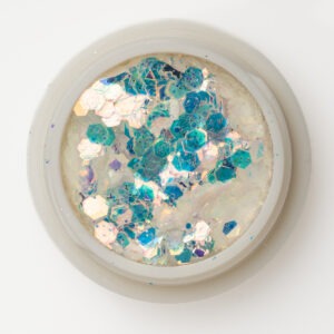 Glitter white sequin