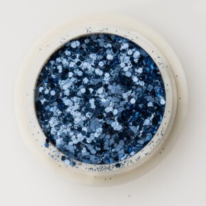 Glitter thin purple sequin