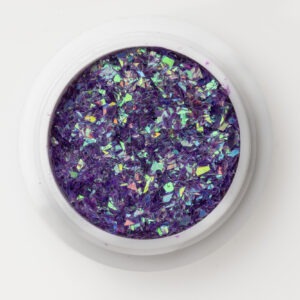 Glitter purple flakes