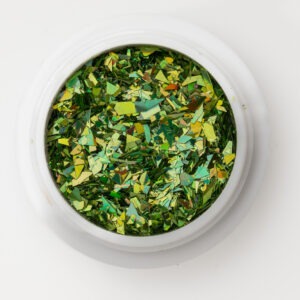 Glitter green flakes