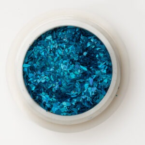 Glitter blue flakes