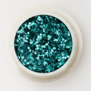 Glitter aqua green thin sequin