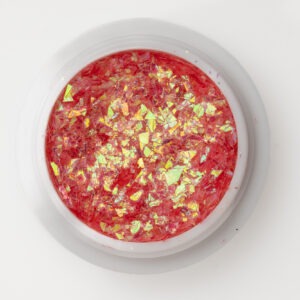Glitter coral flakes