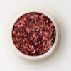 Glitter deep rose flakes