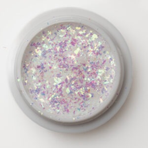 Glitter white flakes